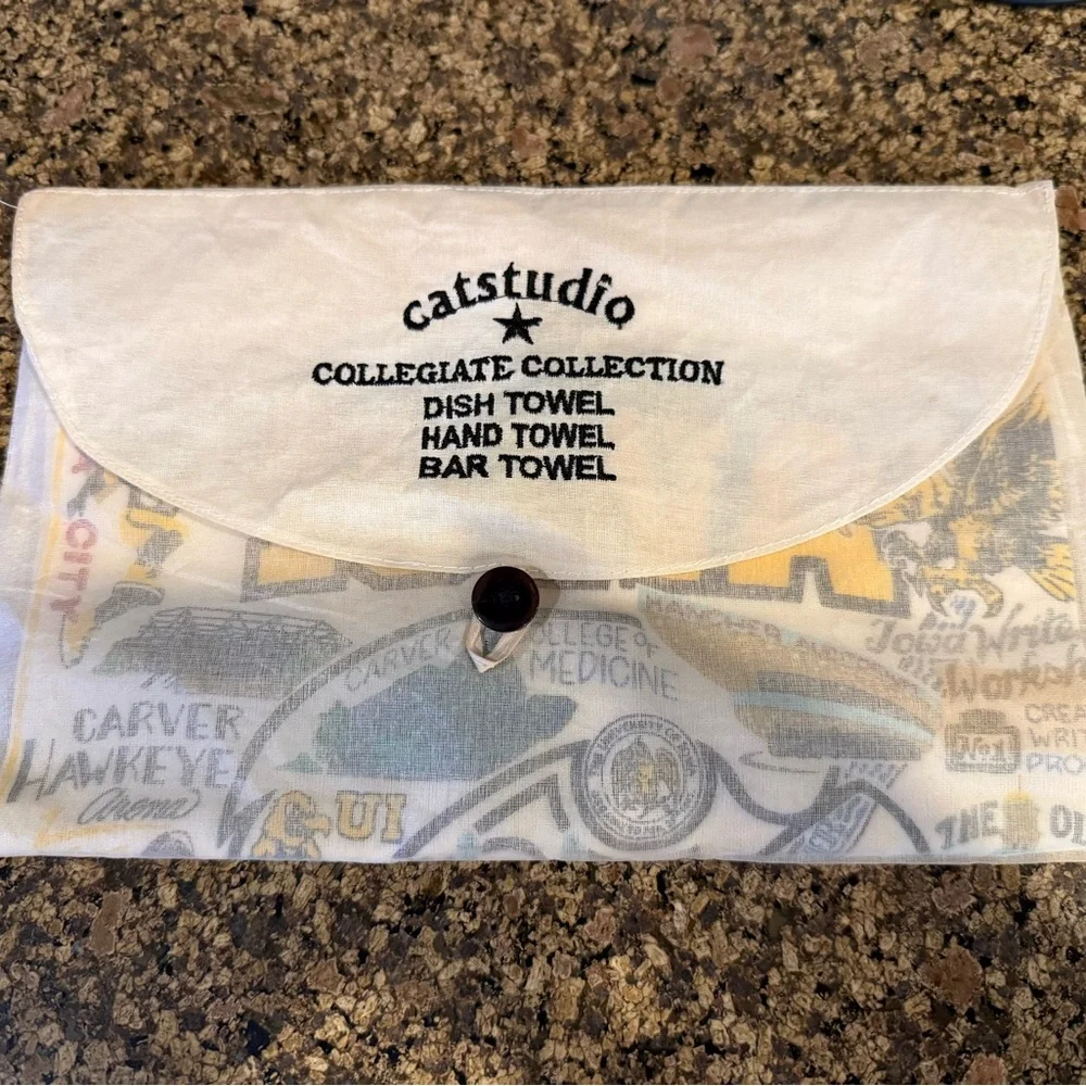 University of Iowa Collegiate Collection Dish/Hand/Bar Towel